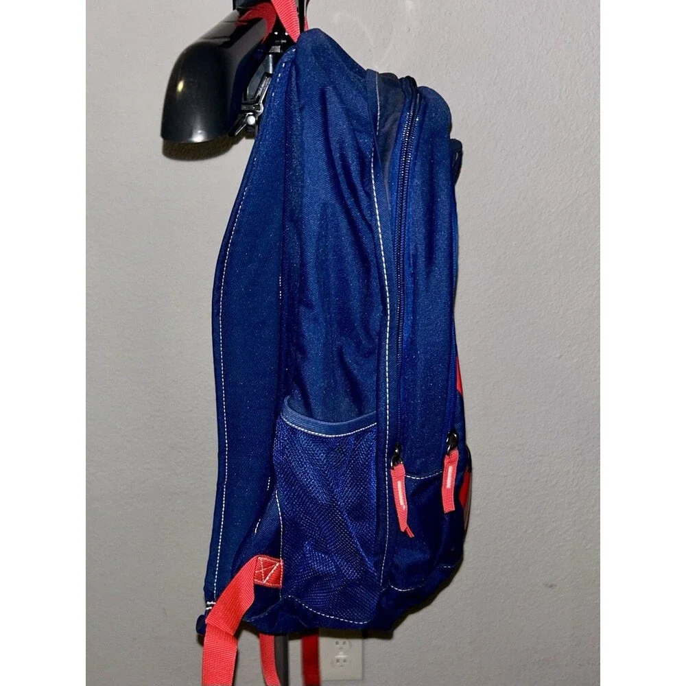 Vtg Nike Hayward Backpack Blue Red School Gym Bag Travel 25 L